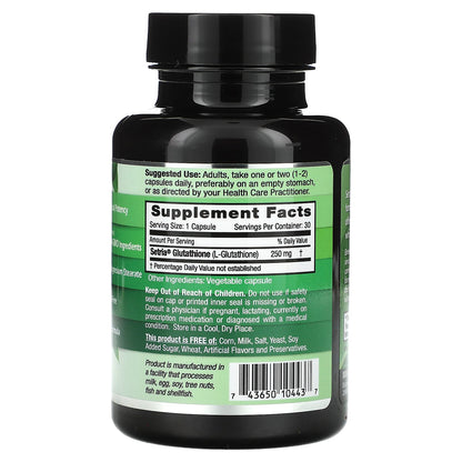Emerald Laboratories, Setria L-Glutathione, 250 mg, 30 Vegetable Caps