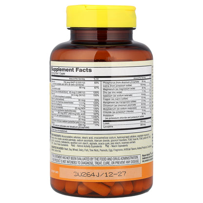 Mason Natural, Vitrum 50+ Adult-Multi, Iron Free, 180 Caplets