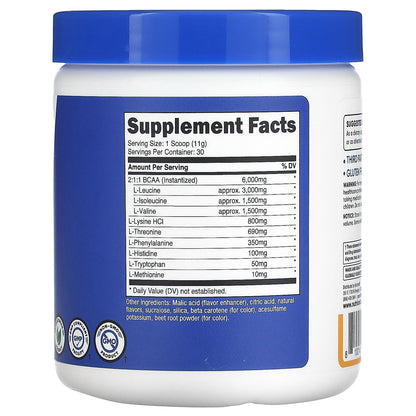 Nutricost, Performance, EAA Powder, Peach Mango, 11.8 oz (330 g)