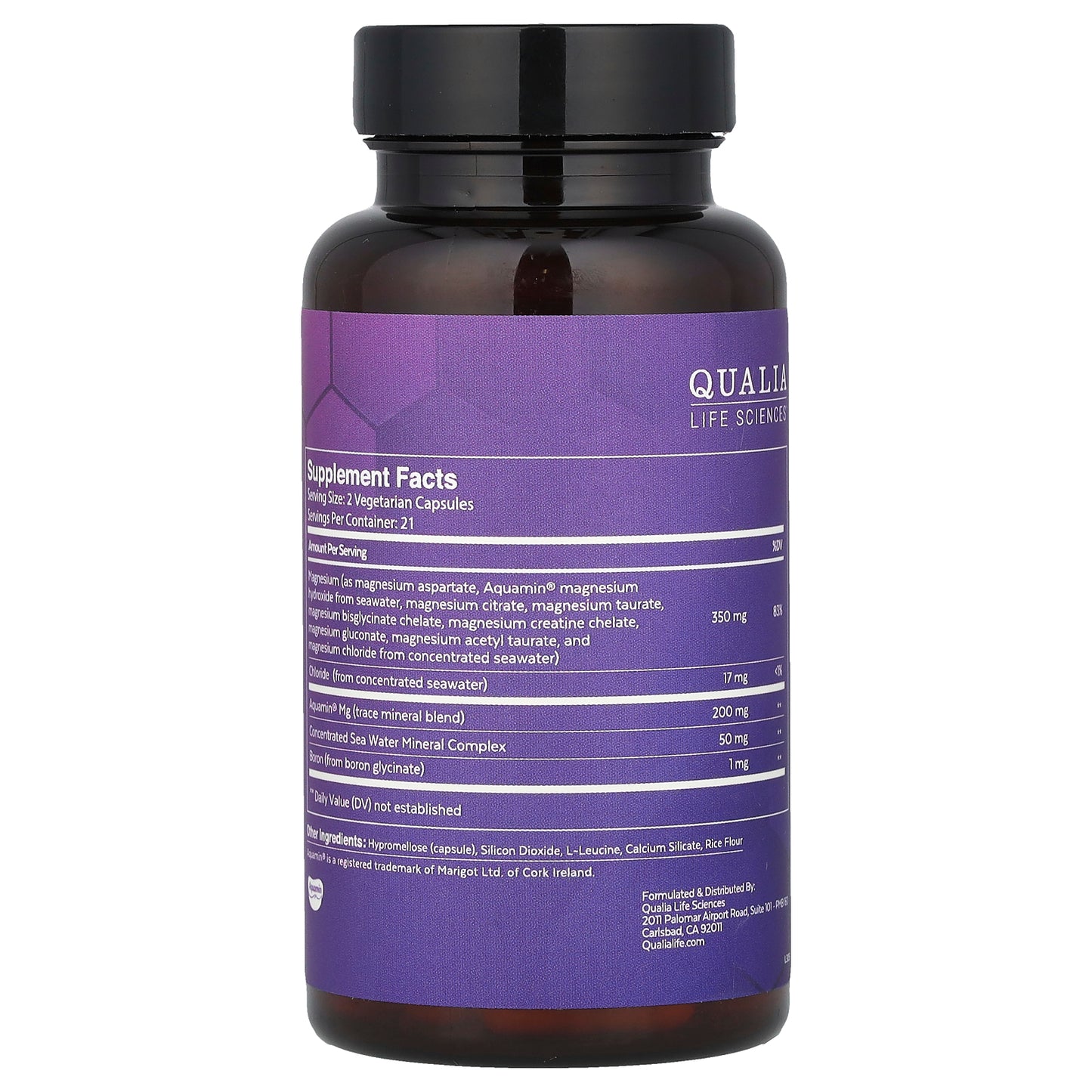 Qualia, Magnesium+™, 42 Capsules