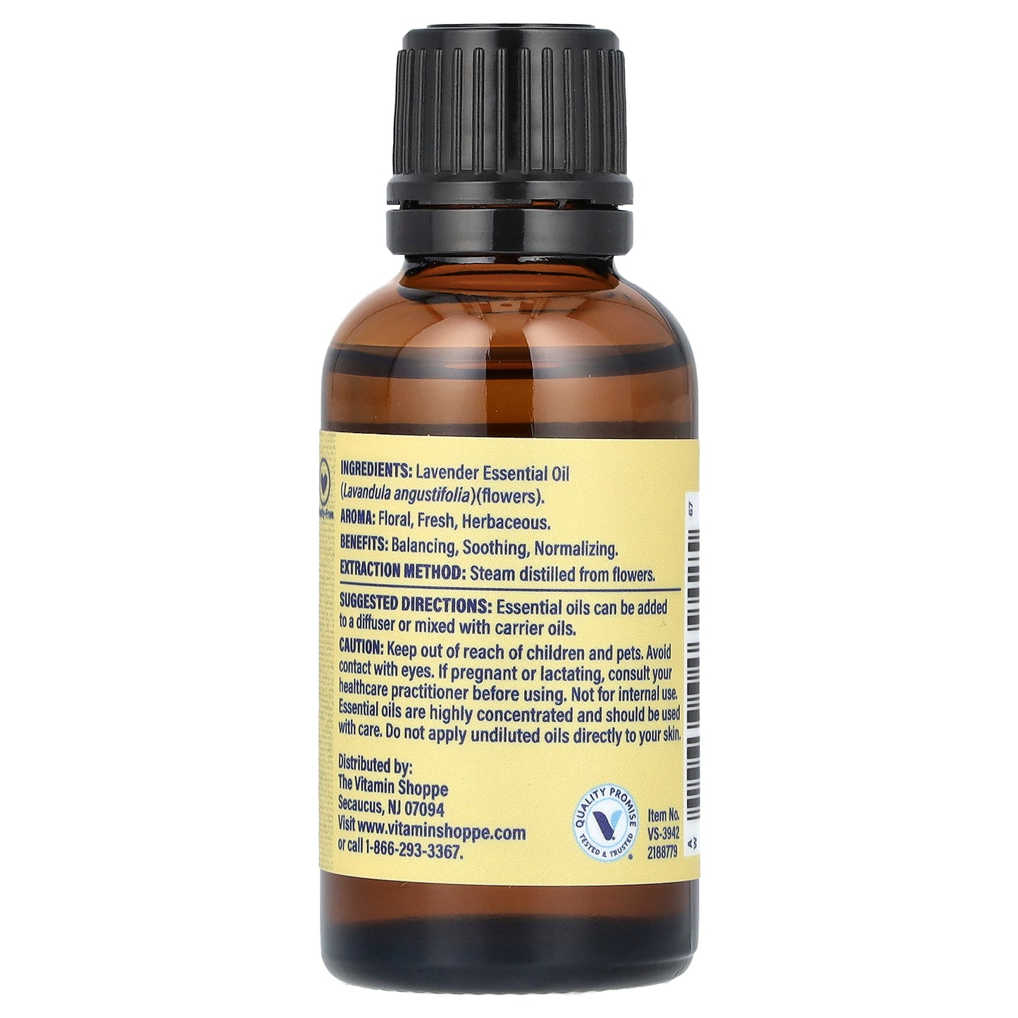 The Vitamin Shoppe, 100% Pure Essential Oil, Lavender, 1 fl oz (30 ml)