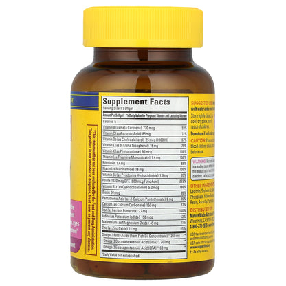 Nature Made, Prenatal Folic Acid + DHA, 60 Softgels