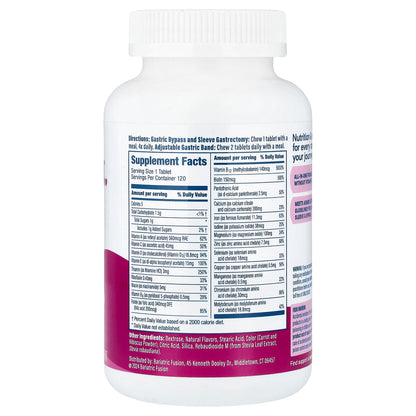 Bariatric Fusion, Multivitamin, Mixed Berry, 120 Tablets