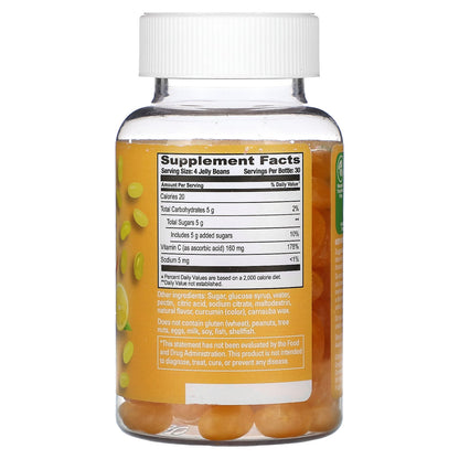 Human Beanz, Vitamin C Jelly Beans, Citrus Blast, 120 Jelly Beans