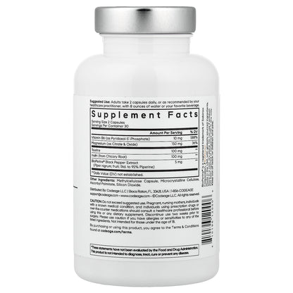 Codeage, Amen Magnesium Citrate, 60 Vegetable Capsules