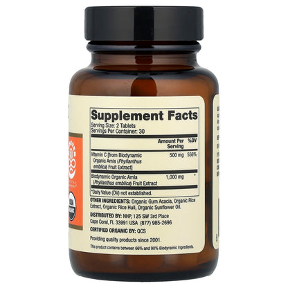 Dr. Mercola, Organic Vitamin C, Amla Extract, 60 Tablets