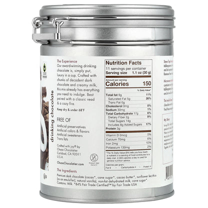 Chuao Chocolatier, Drinking Chocolate, Deluxious Dark™, 12 oz (340 g)