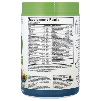 Genceutic Naturals, Clean Vegan Plant Head®, GLP-1 Support, Smoothie Mix, Unflavored, 12.5 oz (354.5 g)