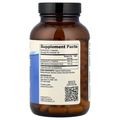 Dr. Mercola, L-Theanine Plus GABA, 180 Capsules
