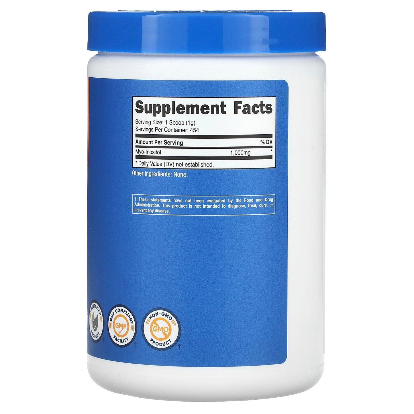 Nutricost, Inositol, Unflavored, 16 oz (454 g)