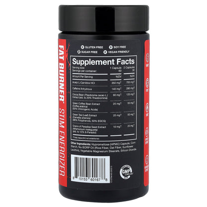 JNX Sports, The Omen!®, Fat Burner, 60 Vegan Capsules