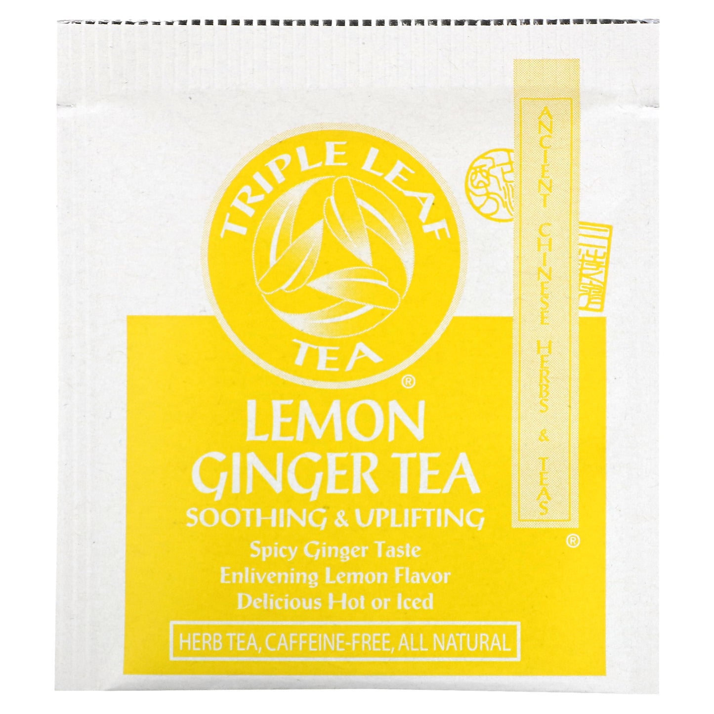 Triple Leaf Tea, Lemon Ginger Tea, 20 Tea Bags, 1.41 oz (40 g)