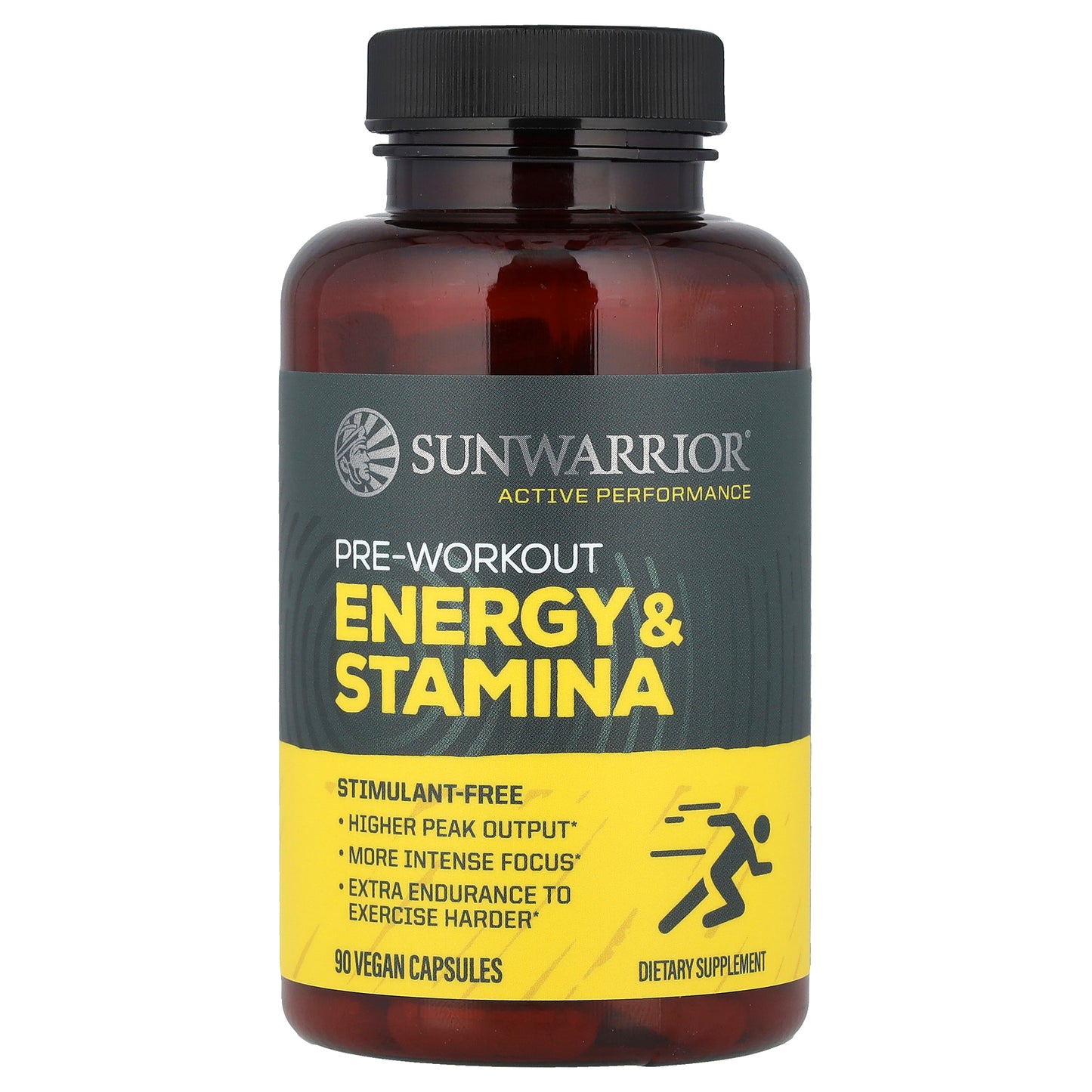 Sunwarrior, Pre-Workout, Energy & Stamina, 90 Vegan Capsules