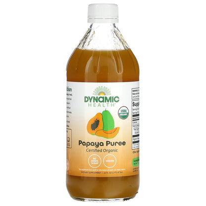 Dynamic Health, Papaya Puree, 16 fl oz (473 ml)