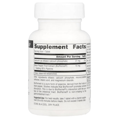 Source Naturals, BioPerine®, 60 Tablets