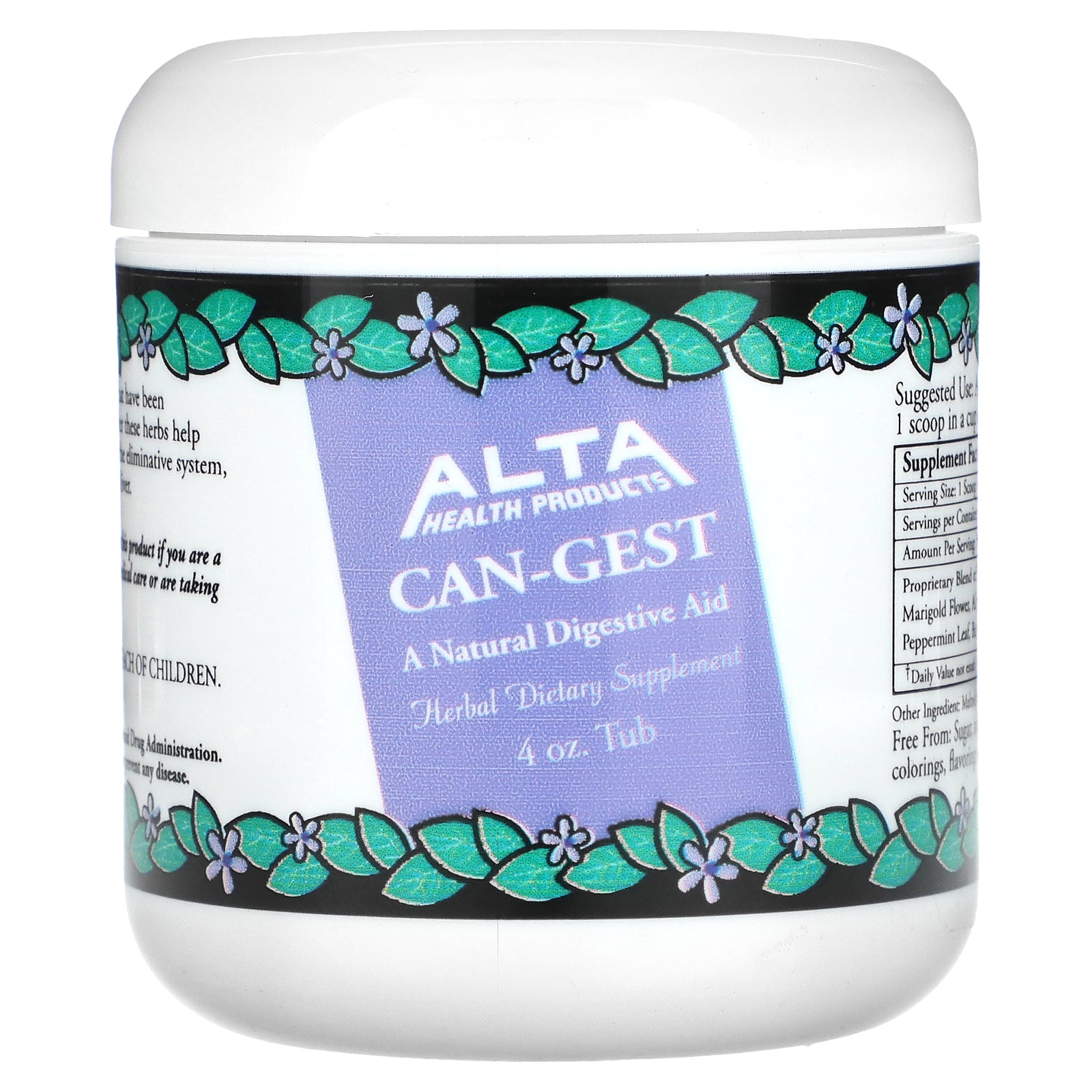 Alta Health, Can-Gest, A Natural Digestive Aid, 4 oz