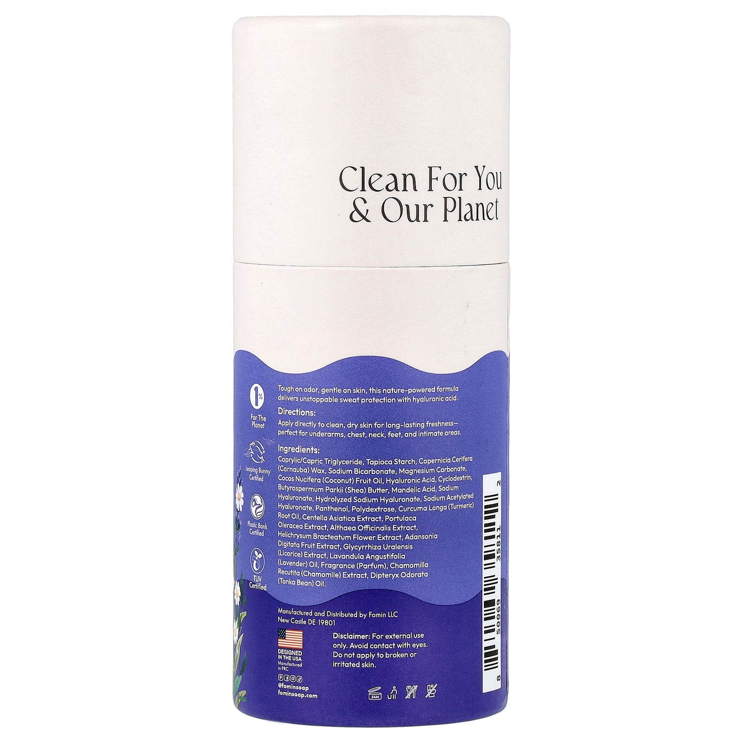 fomin, Whole Body Deodorant, Aluminum-Free, Lavender Chamomile, 1.76 oz (50 g)