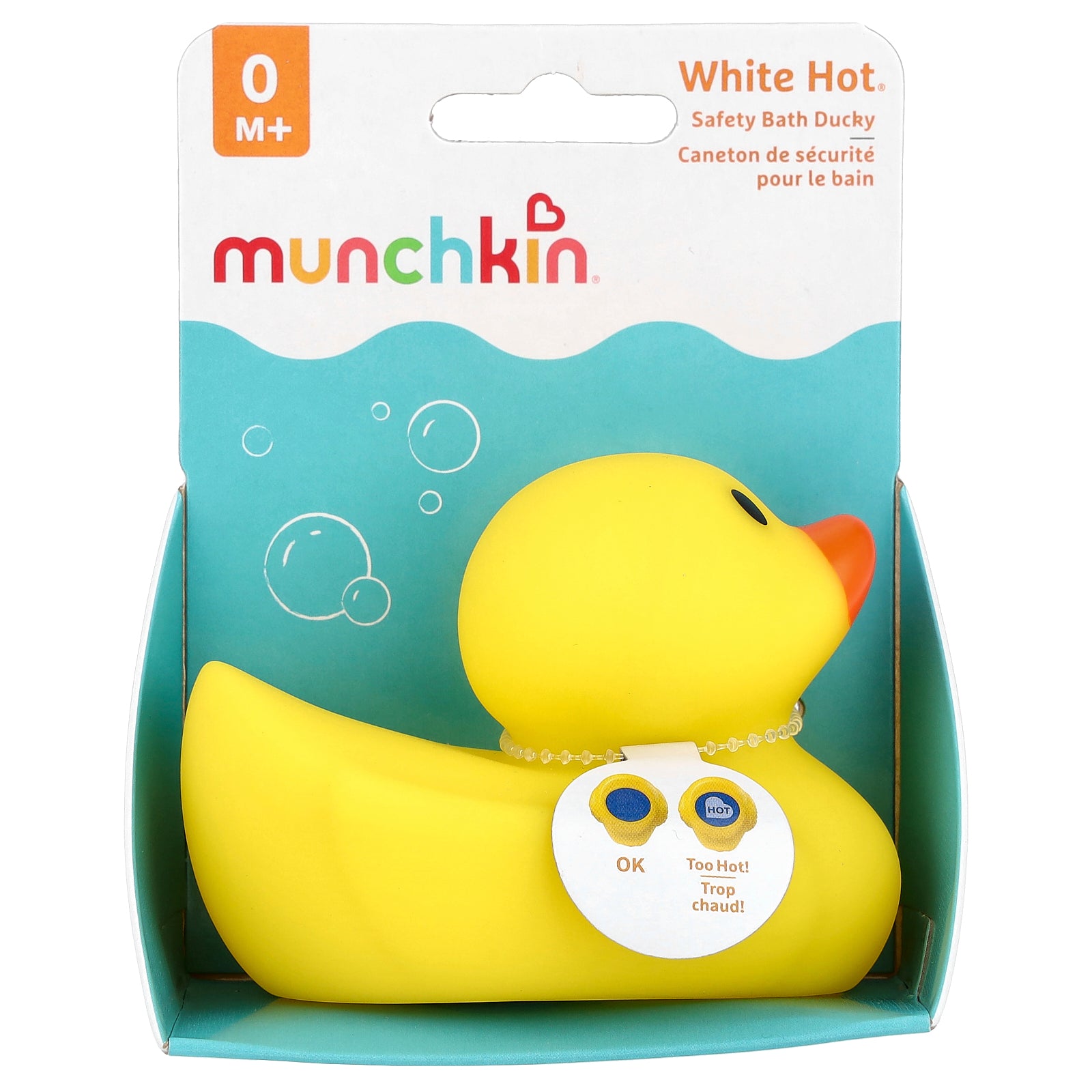 Munchkin, White Hot®, Safety Bath Ducky, 0 Months+, 1 Count