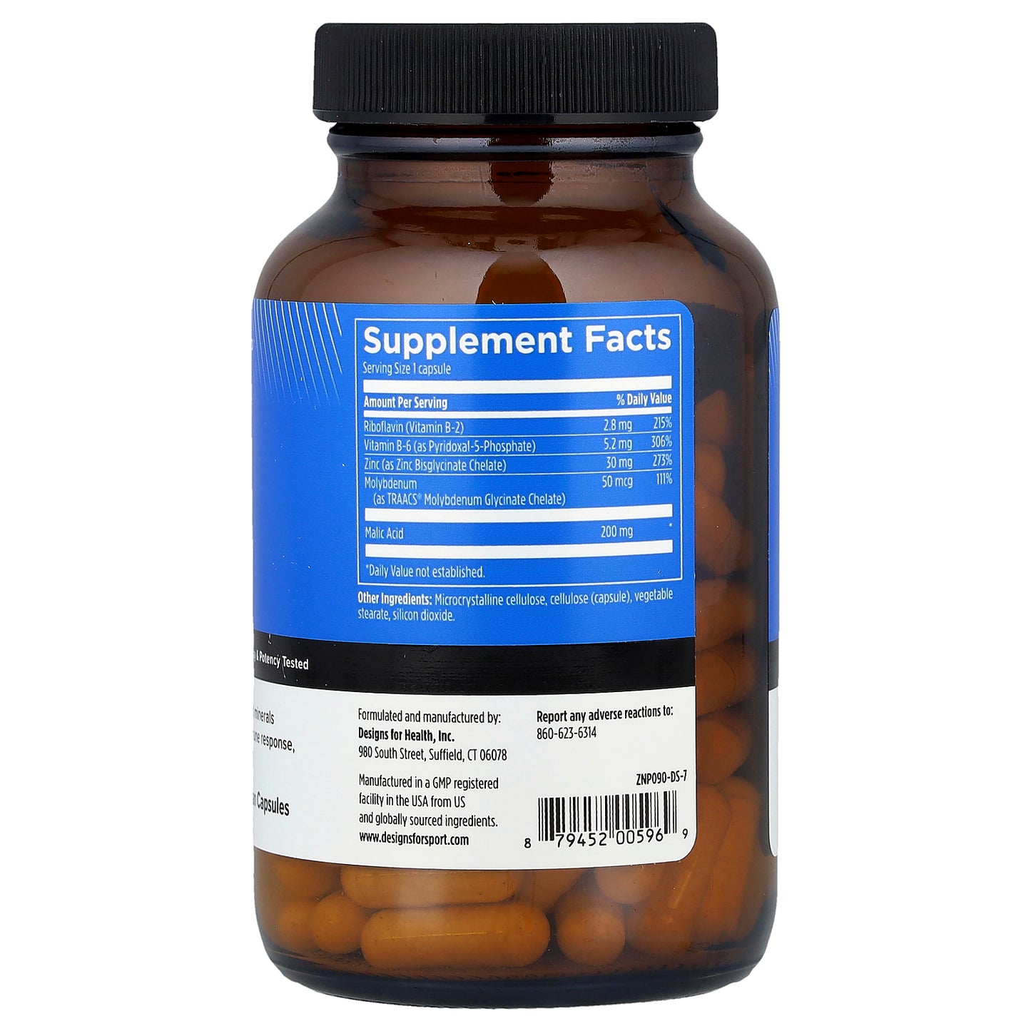 Designs For Health, Designs for Sport®, Zinc+, 90 Vegetarian Capsules