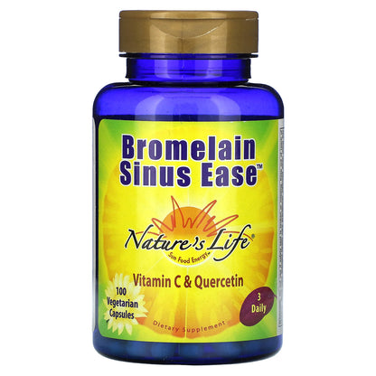 Nature's Life, Bromelain Sinus Ease, 100 Vegetarian Capsules