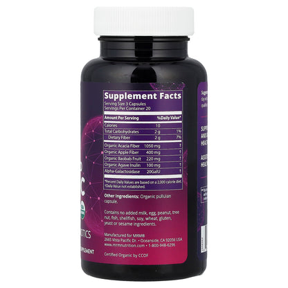 MRM Nutrition, Whole Food Organic Fiber, 60 Vegan Capsules