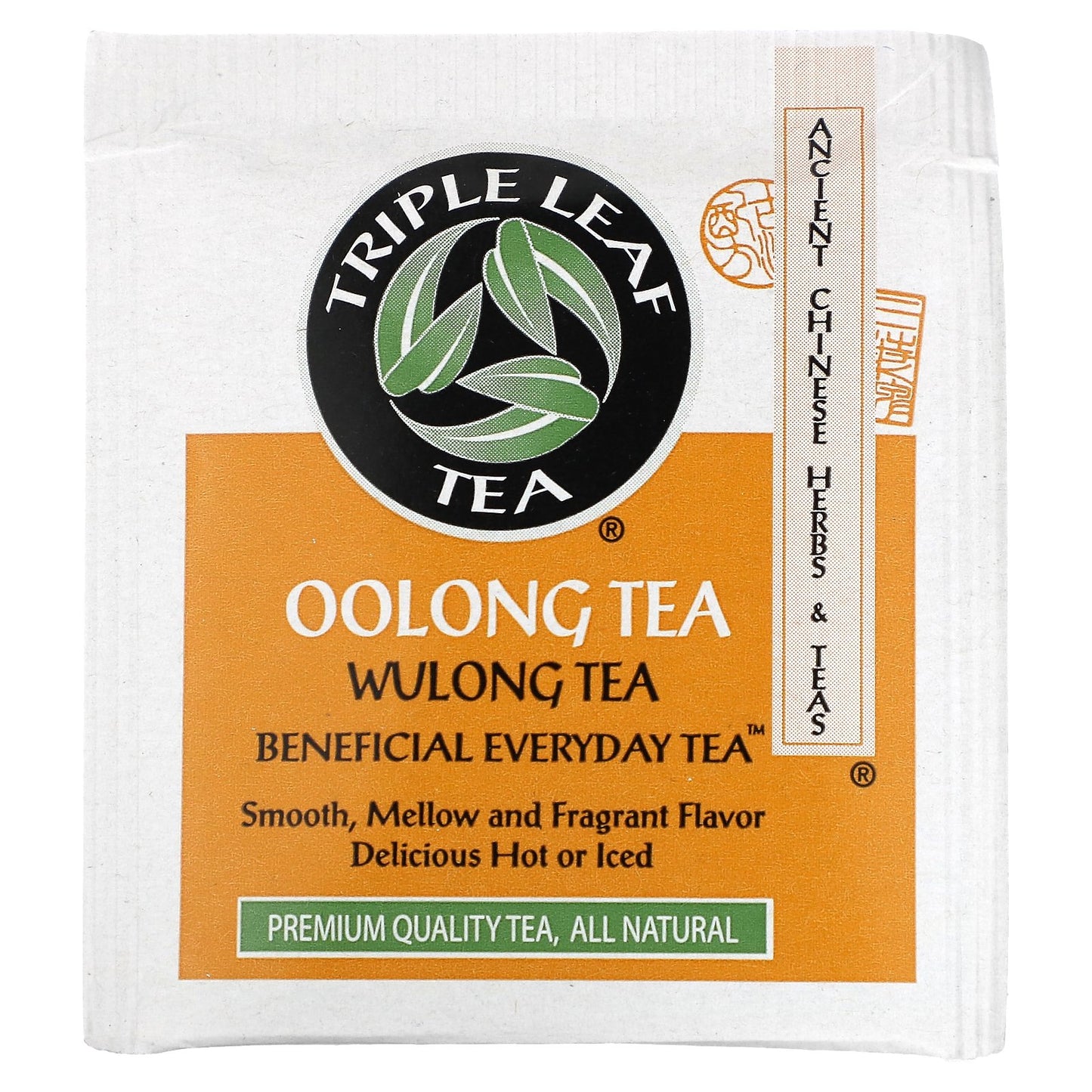 Triple Leaf Tea, Wulong Oolong Tea, 20 Tea Bags, 1.34 oz (38 g)