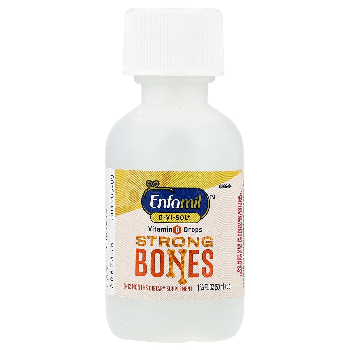 Enfamil, D·Vi·Sol®, Vitamin D Drops, Strong Bones, 0-12 Months, 1.66 fl oz (50 ml)