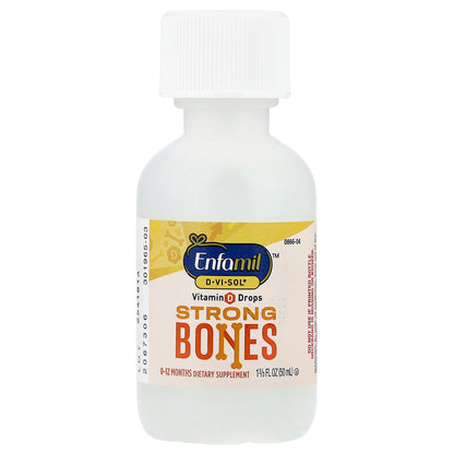 Enfamil, D·Vi·Sol®, Vitamin D Drops, Strong Bones, 0-12 Months, 1.66 fl oz (50 ml)