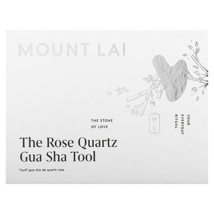 Mount Lai, The Rose Quartz Gua Sha Tool, 1 Tool