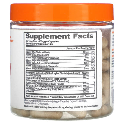 The Genius Brand, Genius Joy, 100 Veggie Capsules