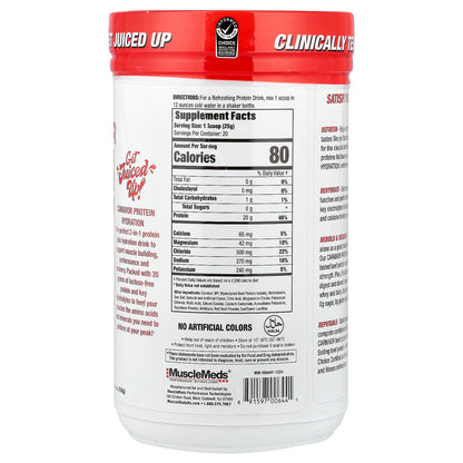 MuscleMeds, Carnivor Protein Hydration, Tropical Punch, 17.6 oz (500 g)