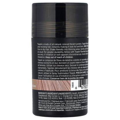 Toppik, Hair Building Fibers, Light Brown, 0.42 oz (12 g)