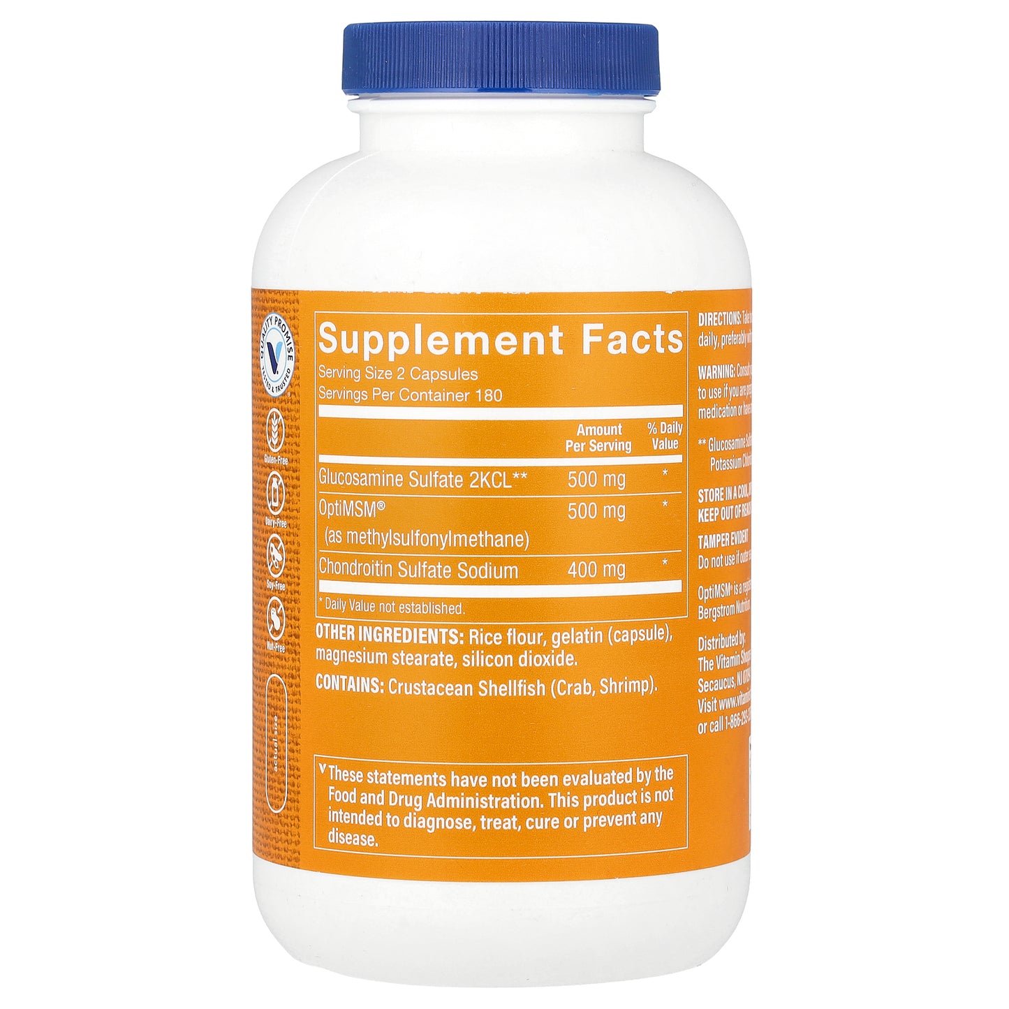The Vitamin Shoppe, Glucosamine Chondroitin MSM, 360 Capsules