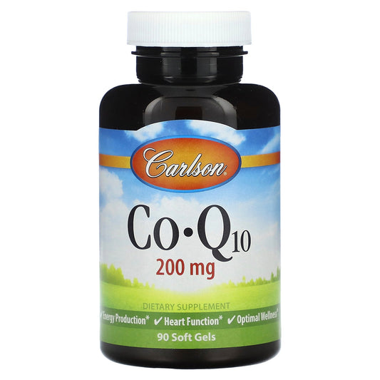 Carlson, CoQ10, 200 mg, 90 Soft Gels