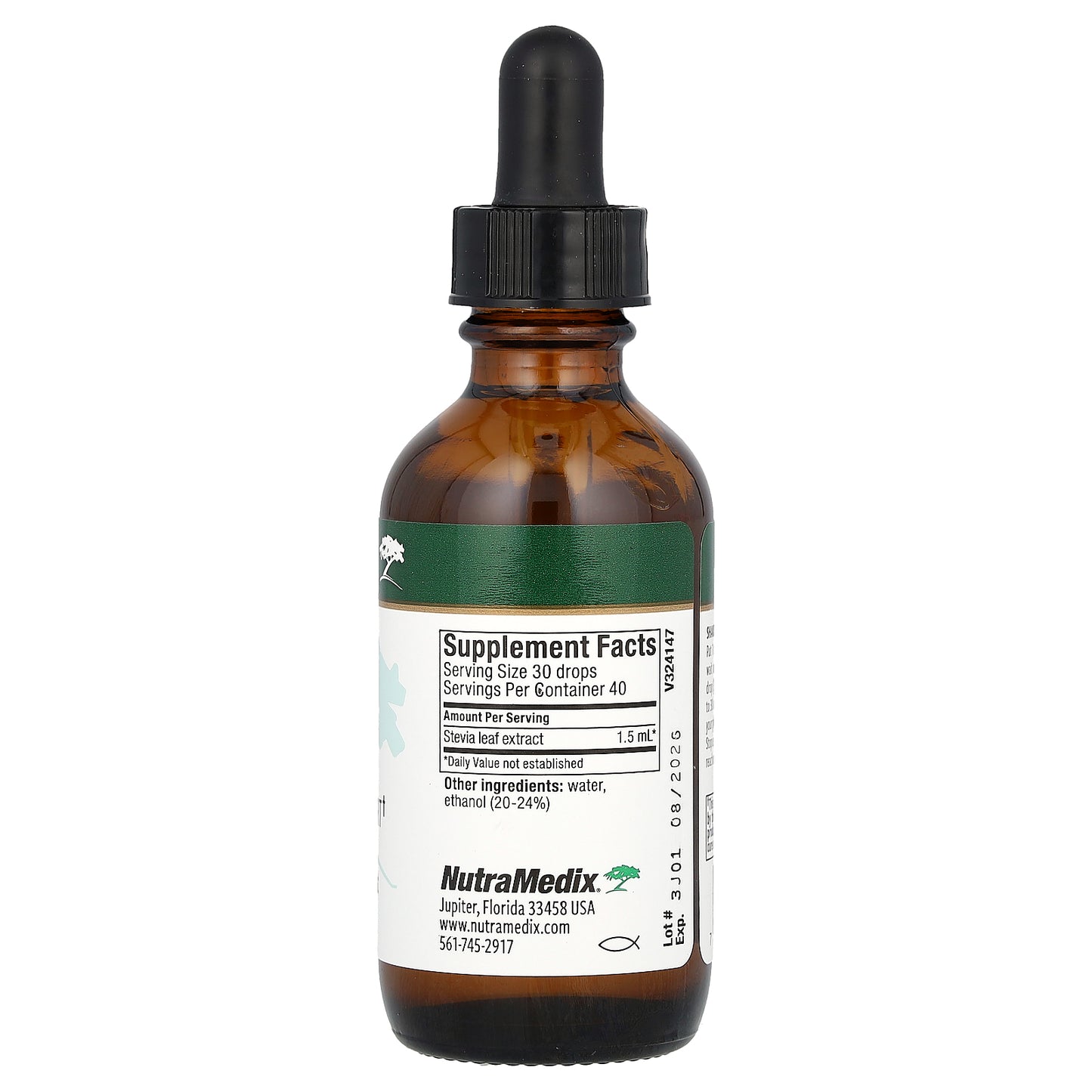 NutraMedix, Stevia, Microbial Support, 2 fl oz (60 ml)