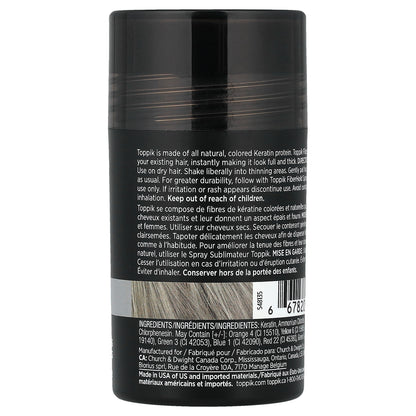 Toppik, Hair Building Fibers, Gray, 0.42 oz (12 g)