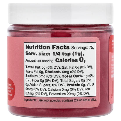 Nutricost, Nutricolor™ Red Beet Root, 2.7 oz (75 g)