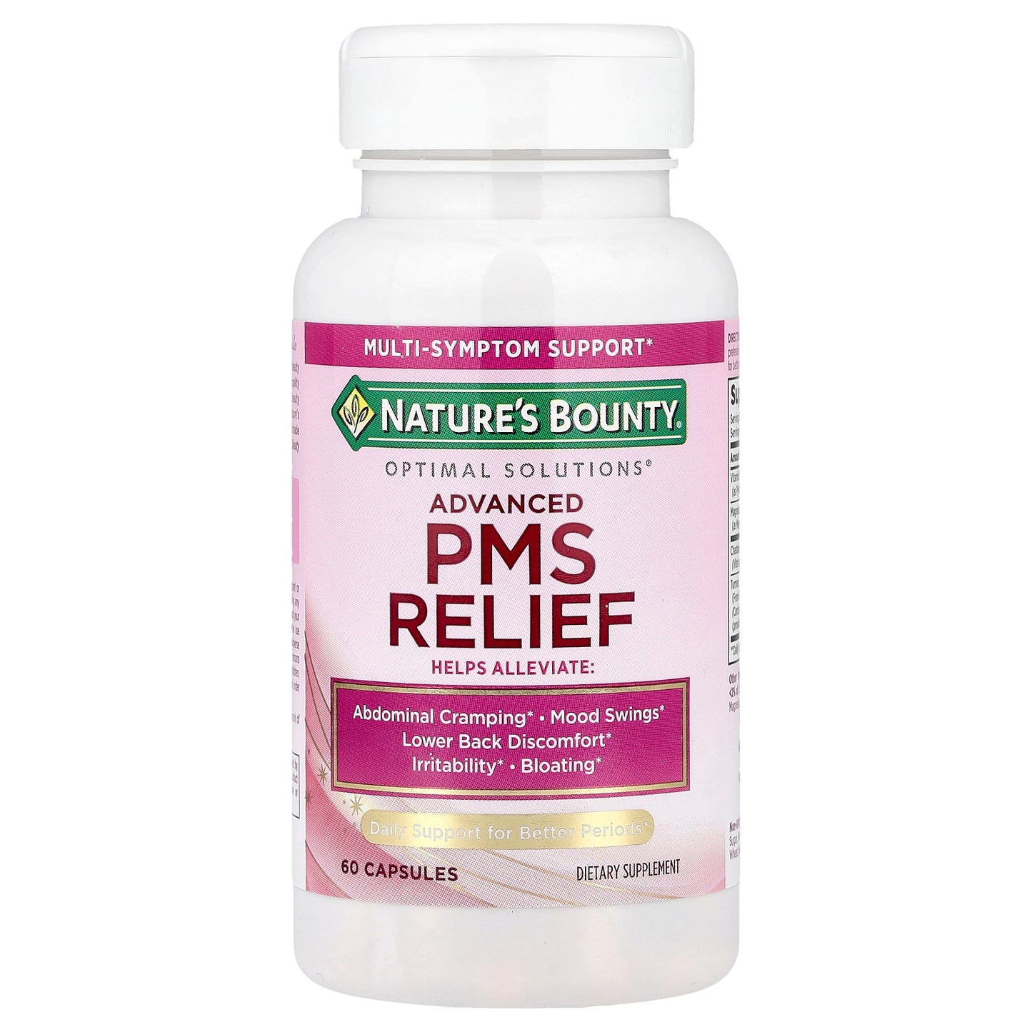 Nature's Bounty, Optimal Solutions®, Advanced PMS Relief, 60 Capsules