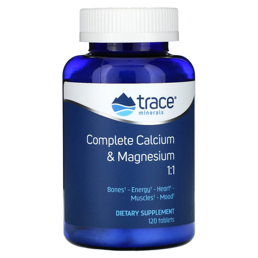 Trace, Complete Calcium & Magnesium 1:1, 120 Tablets