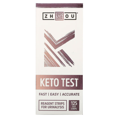 Zhou Nutrition, Keto Test, 125 Test Strips