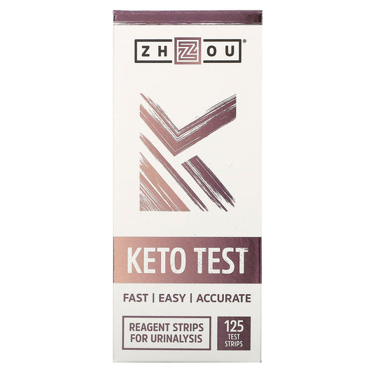 Zhou Nutrition, Keto Test, 125 Test Strips