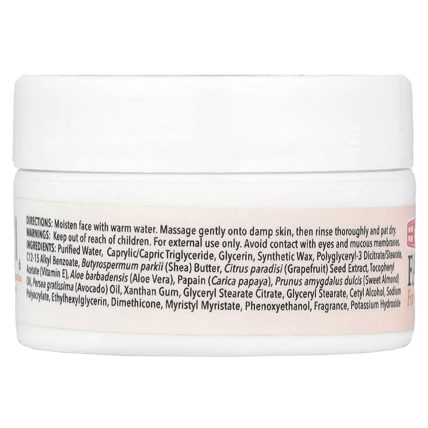 De La Cruz, Facial Scrub, Grapefruit , 0.6 oz (17 g)