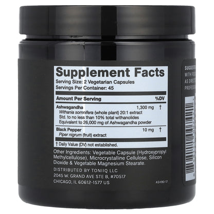 Toniiq, Ashwagandha , 90 Capsules