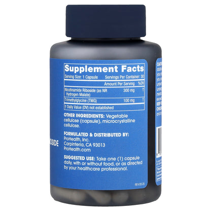 ProHealth Longevity, Nicotinamide Riboside Pro 300, 30 Capsules