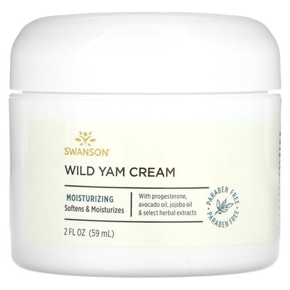 Swanson, Wild Yam Cream, 2 fl oz (59 ml)