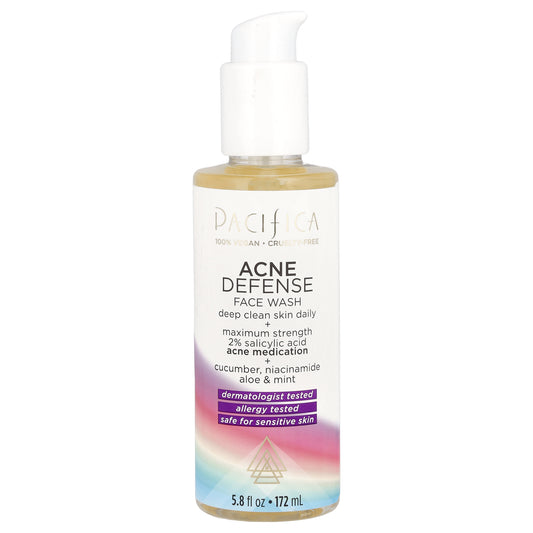 Pacifica, Acne Defense Face Wash, 5.8 fl oz (172 ml)