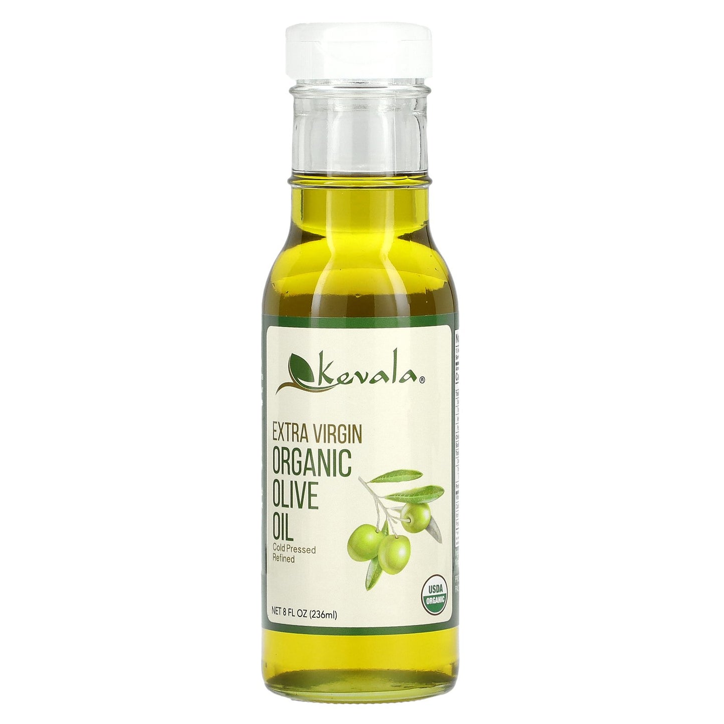 Kevala, Extra Virgin Organic Olive Oil, 8 fl oz (236 ml)