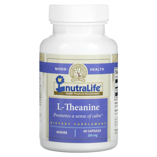 NutraLife, L-Theanine, 200 mg, 60 Capsules