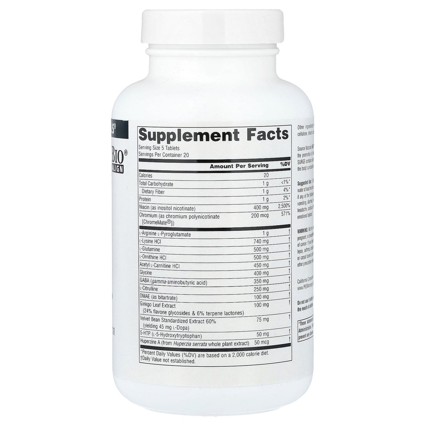 Source Naturals, HGH Surge™, 100 Tablets