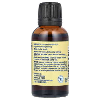 The Vitamin Shoppe, 100% Pure Essential Oil, Patchouli , 1 fl oz (30 ml)